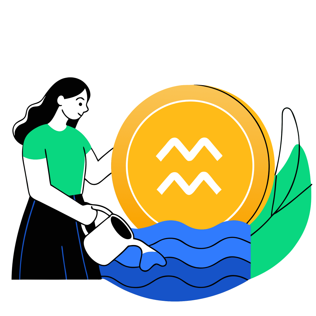 Immagine del segno zodiacale Acquario