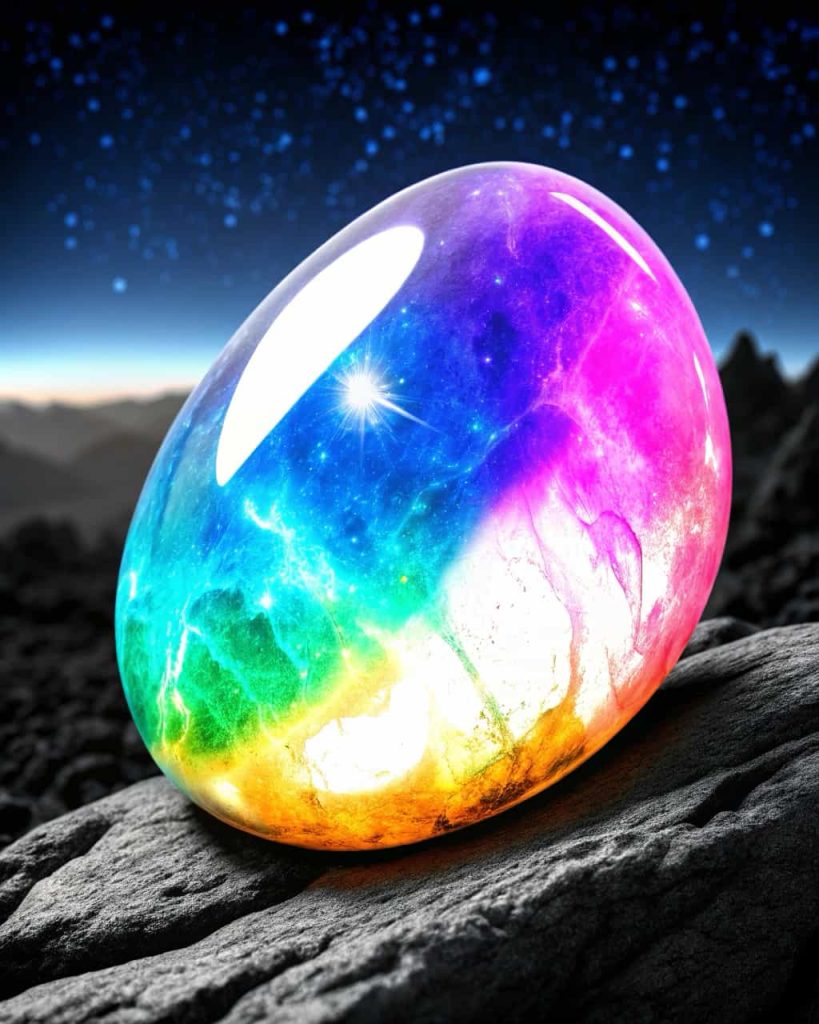 la pietra di luna arcobaleno